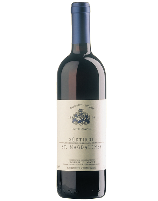 Fles van  een St. Magdalener Unterganzner Bolzano