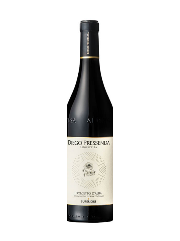 Dolcetto d’Alba Superiore van La Torricella is een charmante, fruitige rode wijn uit Piemonte met sappige bessen, zachte tannines en een kruidige ondertoon.